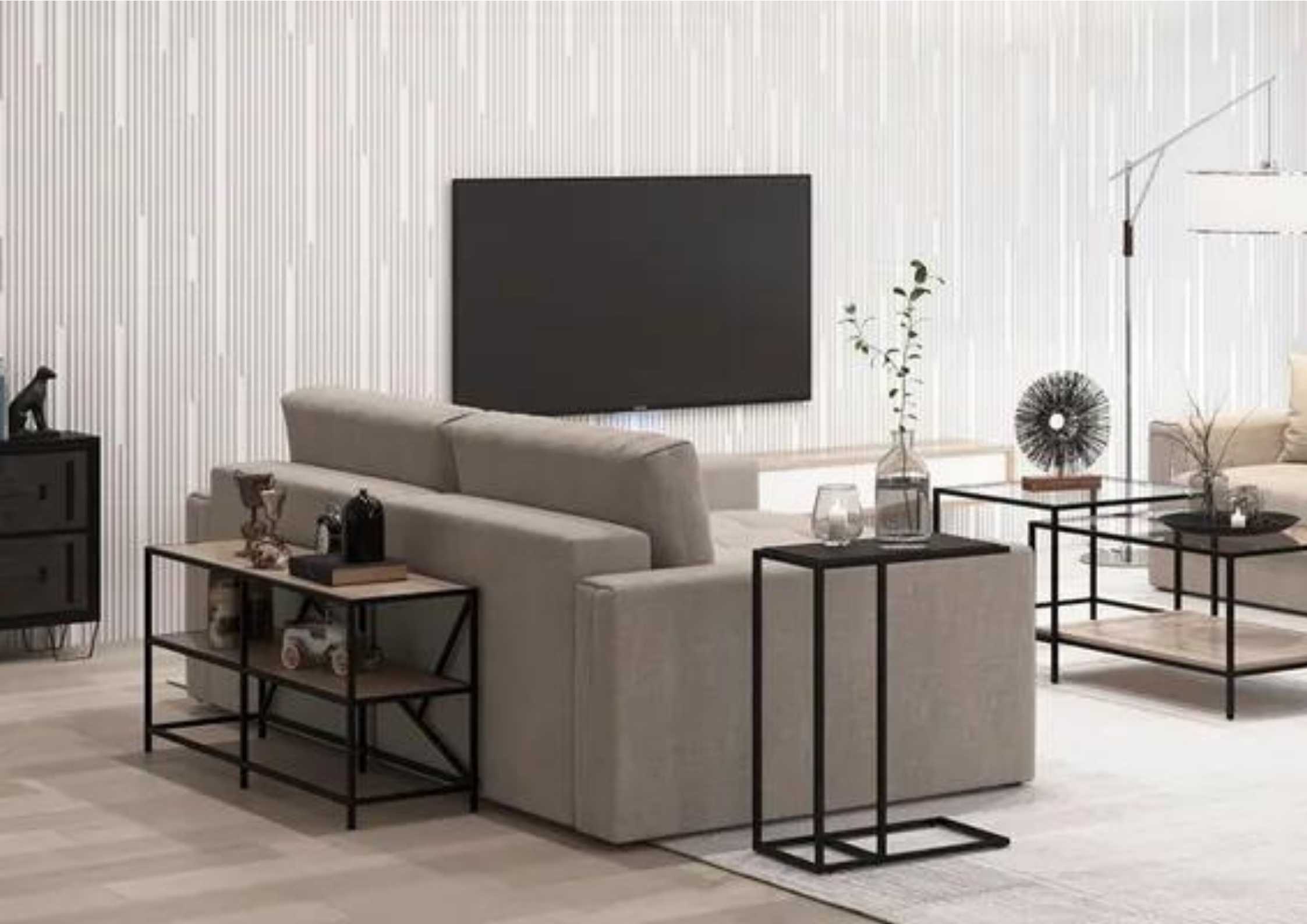 Mały pikowany narożnik modułowy Vena